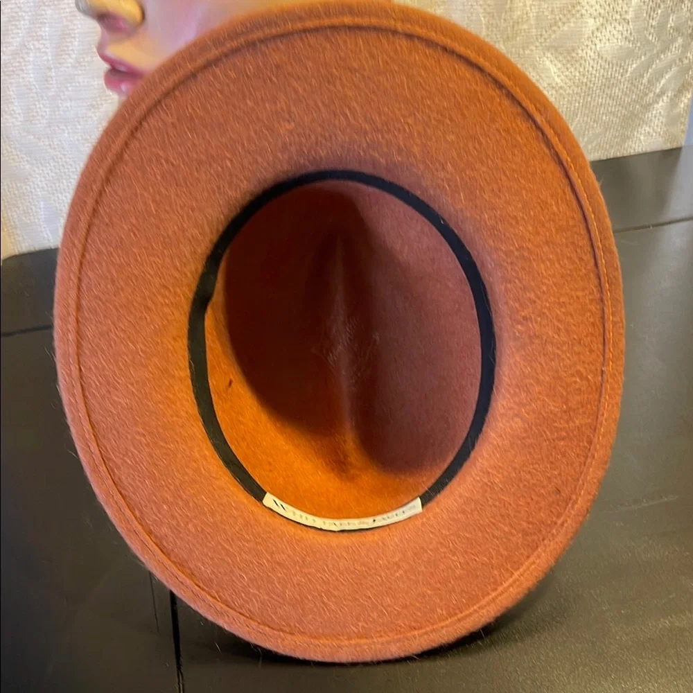 Vintage wool orange Whittall & Jarvis Hat Women's Fedora Hat